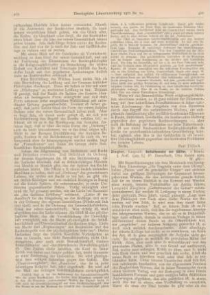420-423 [Rezension] Ziegler, Leopold, Gestaltwandel der Götter. 2 Bde. 3. Aufl