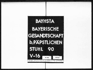 Die Reise des Prinzen Leopold und seine Gemahlin Prinzessin Gisela von Bayern nach Rom.