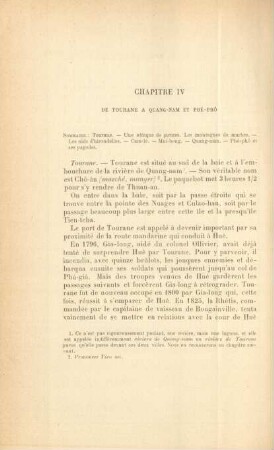 Chapitre IV. De Tourane a Quang-Nam t Phé-Phô