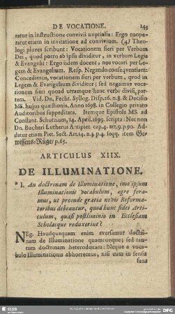 Articulus XIIX. De Illuminatione