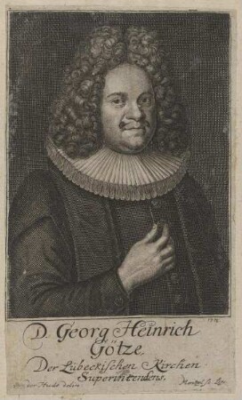 Bildnis des Georg Heinrich Götze