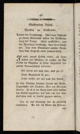 46-63, Siebender Brief. - Achter Brief.