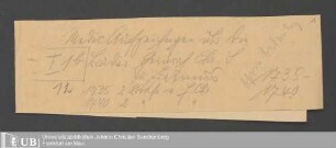 Medizinische Aufzeichnungen über die Brüder Heinrich Christian und Erasmus Senckenberg