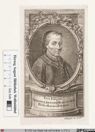 Bildnis Lodovico Antonio Muratori