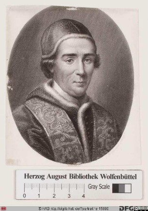 Bildnis Papst Pius VII. (Luigi Barnabà conte Chiaramonti) (reg. 14. 3. 1800 - 20. 8. 1823)