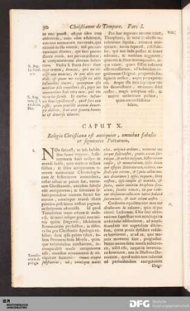 Caput X. Religio Christiana est antiquior, omnibus fabulis et figmentis Poëtarum.