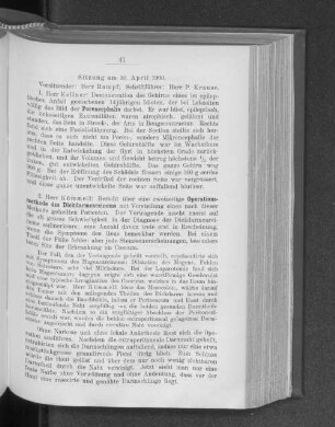 Sitzung am 10. April 1900.