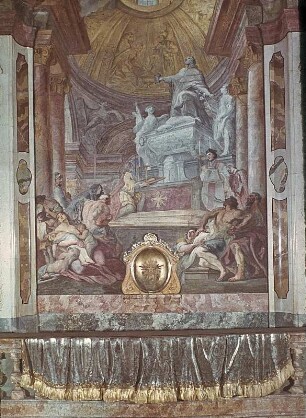 Die Verehrung des Grabmals des heiligen Johann Nepomuk