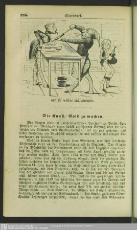 Die Kunst, Gold zu machen