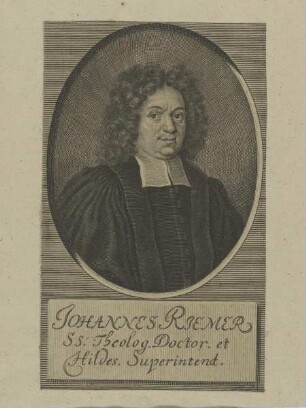 Bildnis des Johannes Riemer