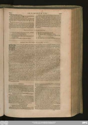 Argumentum Psalmi CXI.