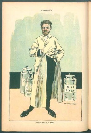 Hombres - Doctor Emilio R. Coni - [Dibujo]
