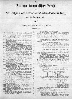 No. 3, 17. Januar 1901