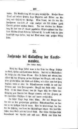 Ansprache bei Entlassung der Konfirmanden