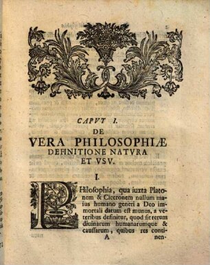 Exercitatio de optima philosophandi ratione