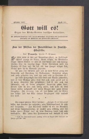 Oktober 1907. N° 10