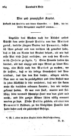 Ankunft des Paitia und seiner Schwester. - Feste, die bei dieser Gelegenheit angestellt werden.