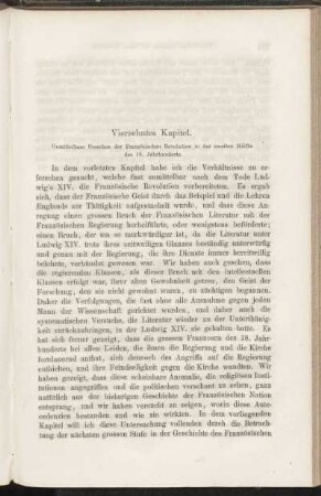 Vierzehntes Kapitel. Unmittelbare Ursachen der Französischen Revolution in der zweiten Hälfte des 18. Jahrhunderts.