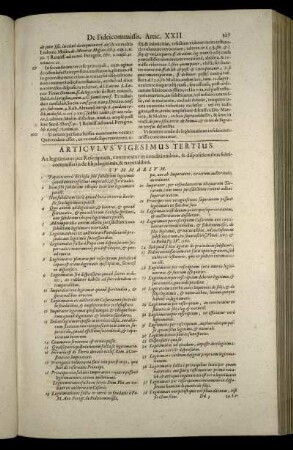 Articulus Vigesimus Tertius. - Articulus Vigesimus Quartus.