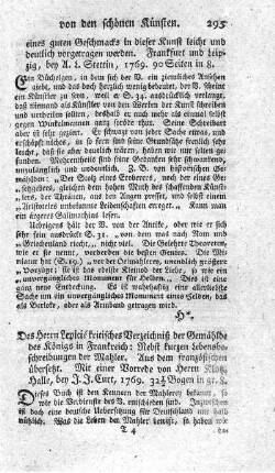Kritisches Verzeichniß der Gemählde des Königs in Frankreich: Nebst kurzen Lebensbeschreibungen der Mahler.
