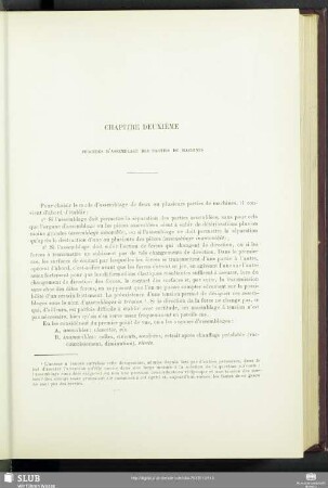 Chapitre Deuxième Procédés d'Assemblage des Parties de Machines