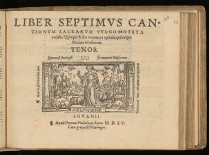 Liber septimus cantionum sacrarum ... quinque et sex vocum. Tenor