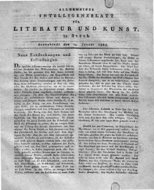 1803-01-15 : 55. Stück