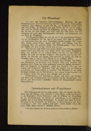 Individualismus und Sozialismus