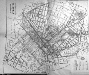 Karte: Plan V. Bebauungsplan von Steglitz (Vgl. achten Abschnitt, III A 2, S. 122 f.)