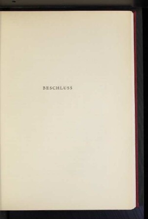 Beschluss
