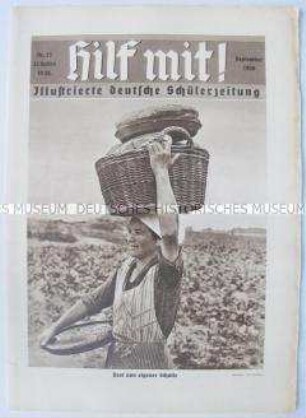 Schülerzeitschrift "Hilf mit!" überwiegend über deutsche Bauern