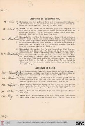 Arbeiten in Elfenbein etc. (Nr. 143-146)