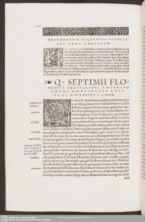 Adversus Omneis Haereses, Seu Potius De Haeresibus Liber