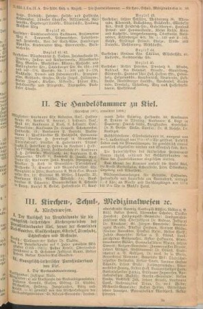 II. Die Handelskammer zu Kiel.