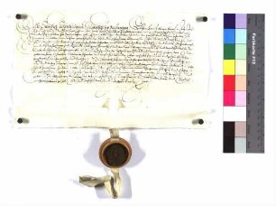 Lehenrevers Heinrichs Steinheuser von Neidenfels zu Rechenberg für Propst Johann Christoph von Ellwangen über den halben Zehnt zu Stimpfach