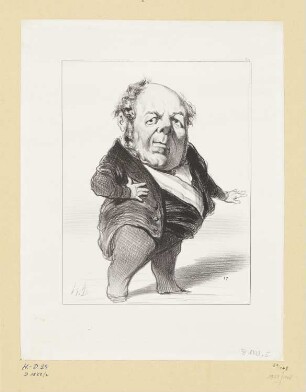 H. G. Boulay de la Meurthe, Blatt 24 der Folge "Les Représentans représentés“, in: "Le Charivari", Paris 1849