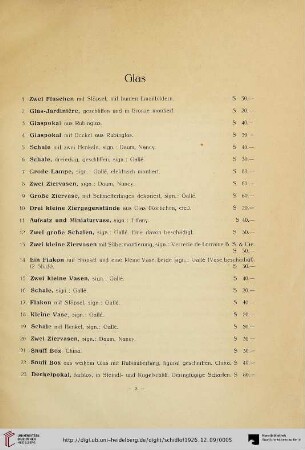 Glas (Nr. 1-32)