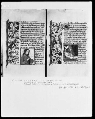 Lateinisches Gebetbuch mit Kalendarium — Not Gottes