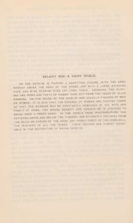 Kelavit bok - a hairy shield