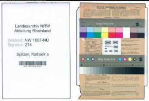 Entnazifizierung Katharina Spitzer , geb. 20.05.1918 ()