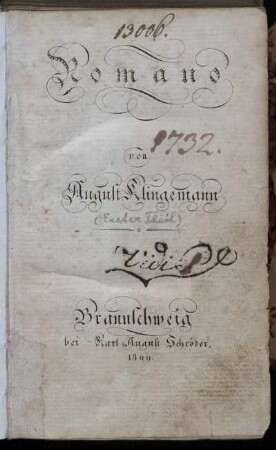 [1. Th.]: Romano. [Erster Theil]
