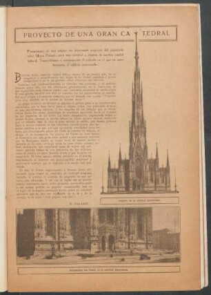 Proyecto de una gran catedral