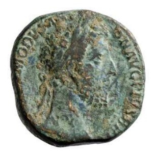 Münze, Sesterz, 184 - 185 n. Chr.