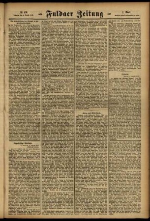 Zweite Ausgabe vom Samstag, den 05. August 1916.