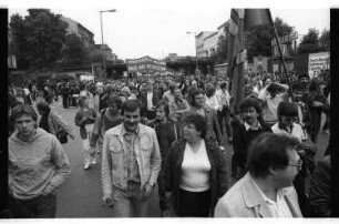 Kleinbildnegativ: Aktion "Gegen Konservative", 1983