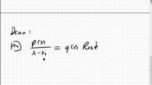 11.04.1 Nullstellen und Linearfaktoren