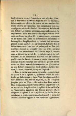 Sur le principe électrostatique de Palagi et ses expériences : lettre de M. le professeur Zantedeschi, de Padoue, à M. Quetelet