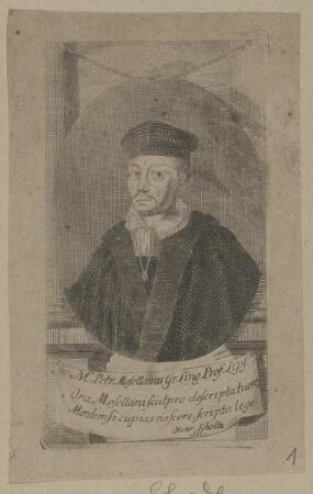 Bildnis des Petrus Mosellanus