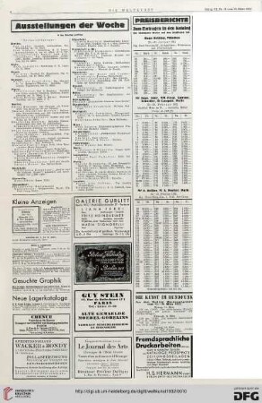 Nr. 11 (13. Mär. 1932), S. 4: Preisberichte