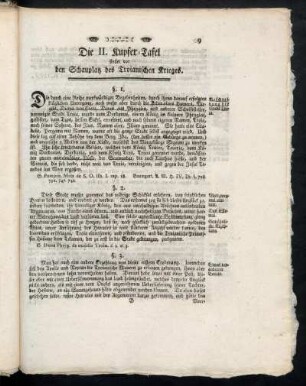 Die II. Kupfer-Tafel stellet vor den Schauplatz des Troianischen Krieges.